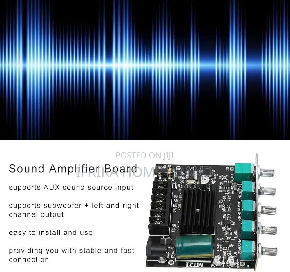 Zk-Mt21 2.1 Channel Bluetooth Audio Amplifier Module
