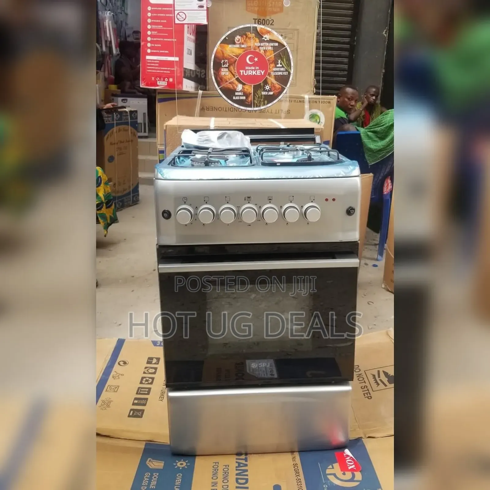 Spj 50 X 50cm 3 Gas + 1 Electric Premium Cooker With Electric Oven