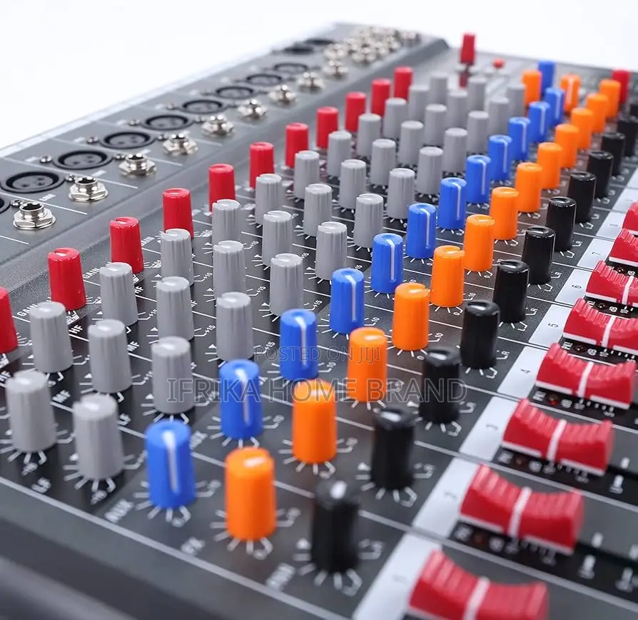Professional Dj Audio Mixer, 16 Channel Audio Mixer, Bluetooth Sound