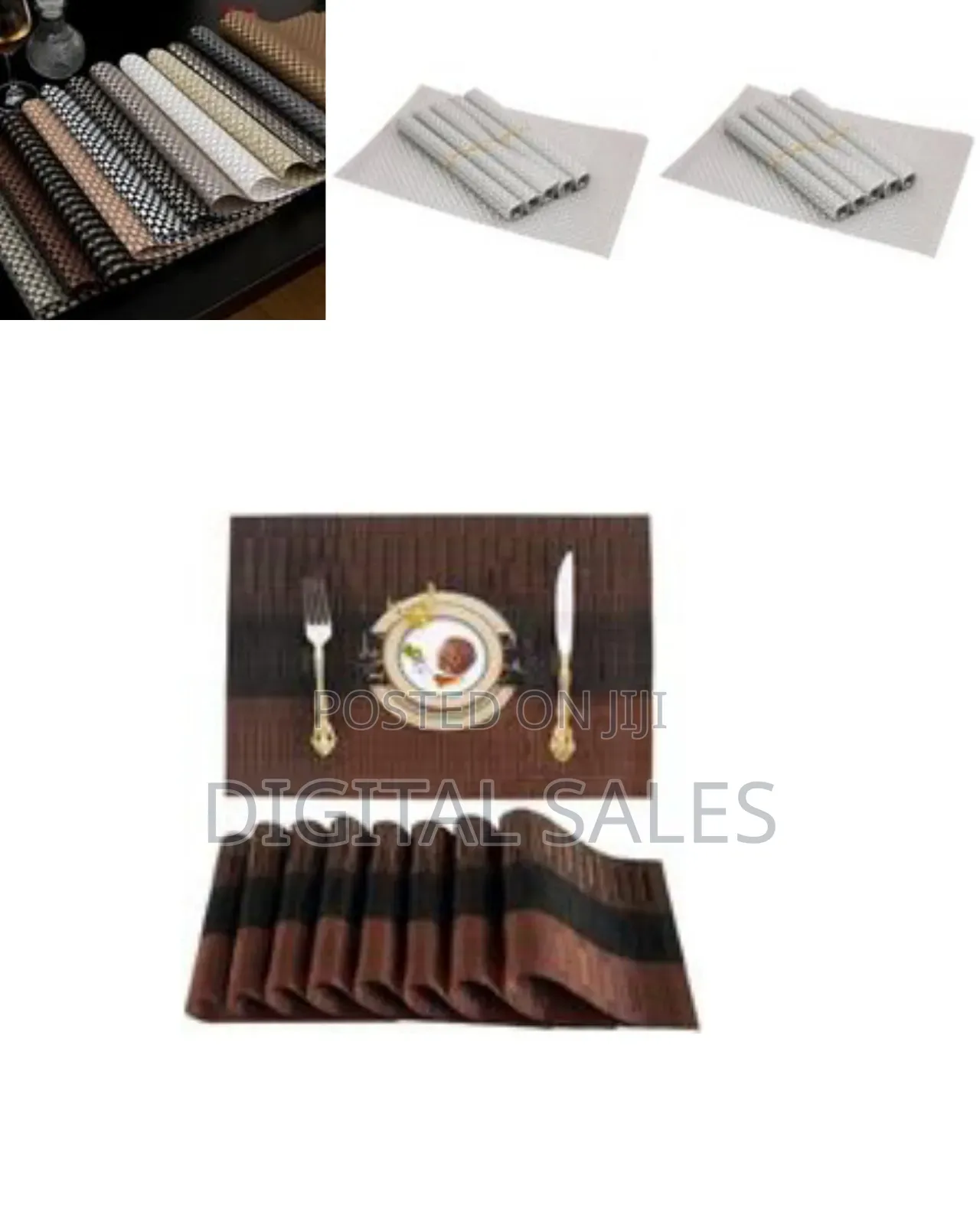 Elegant Woven Dining Placemats