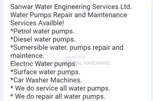 Sanwar Water Pumps Repair And Maintenance Services