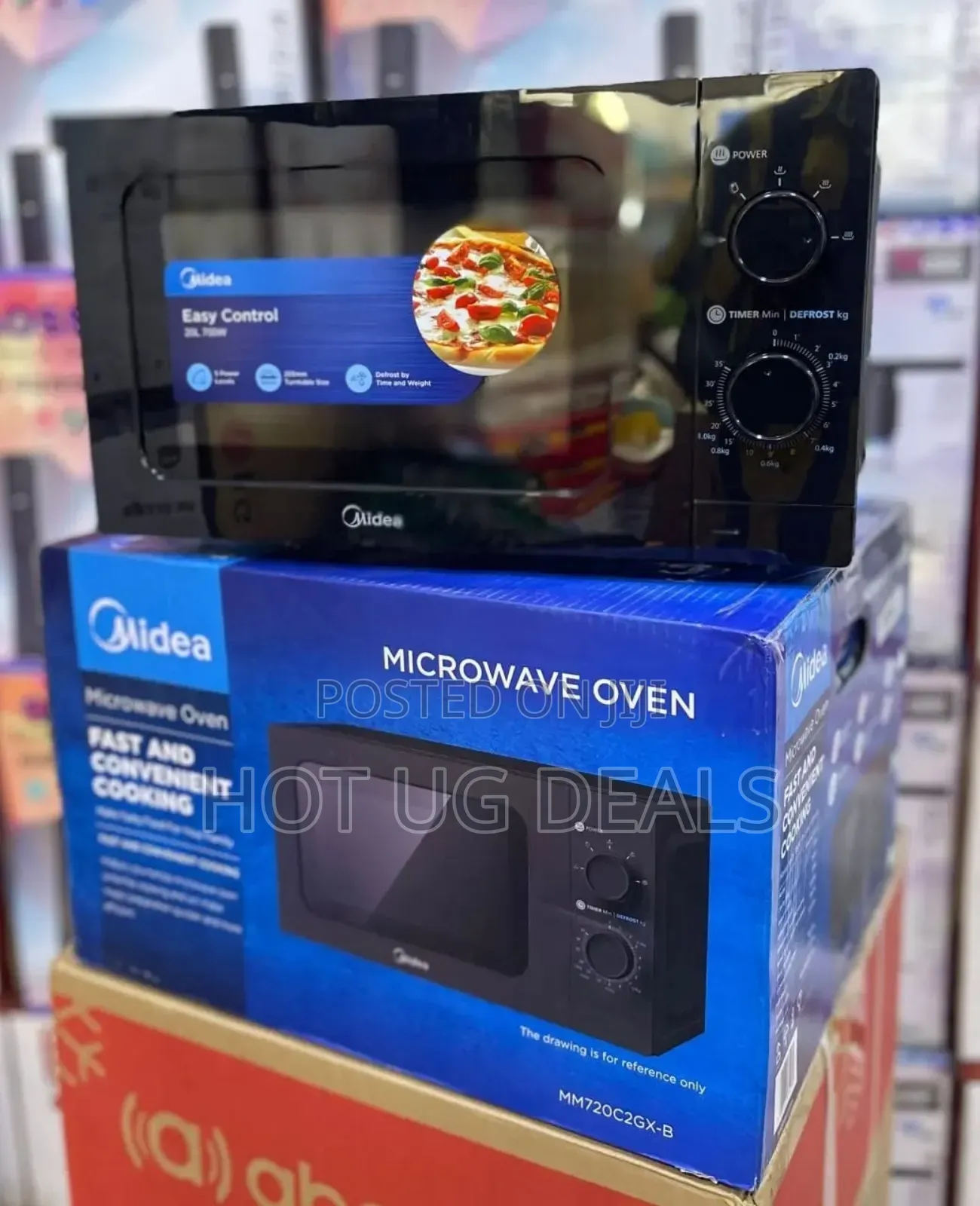 Midea 20l Microwave Oven With 5 Power Levels, 700w, Defrost Function
