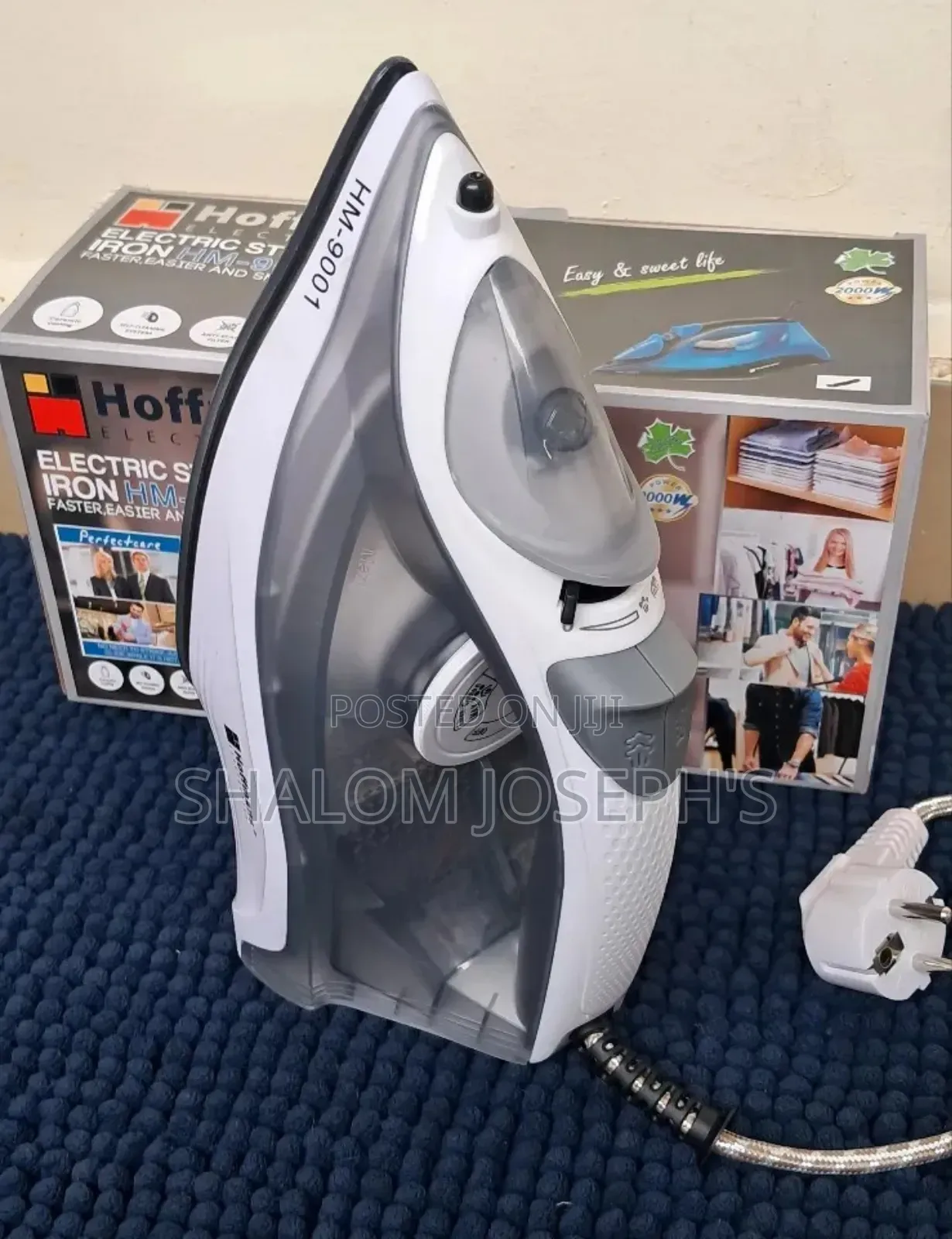 Hoffmans Electric Steam Iron - White