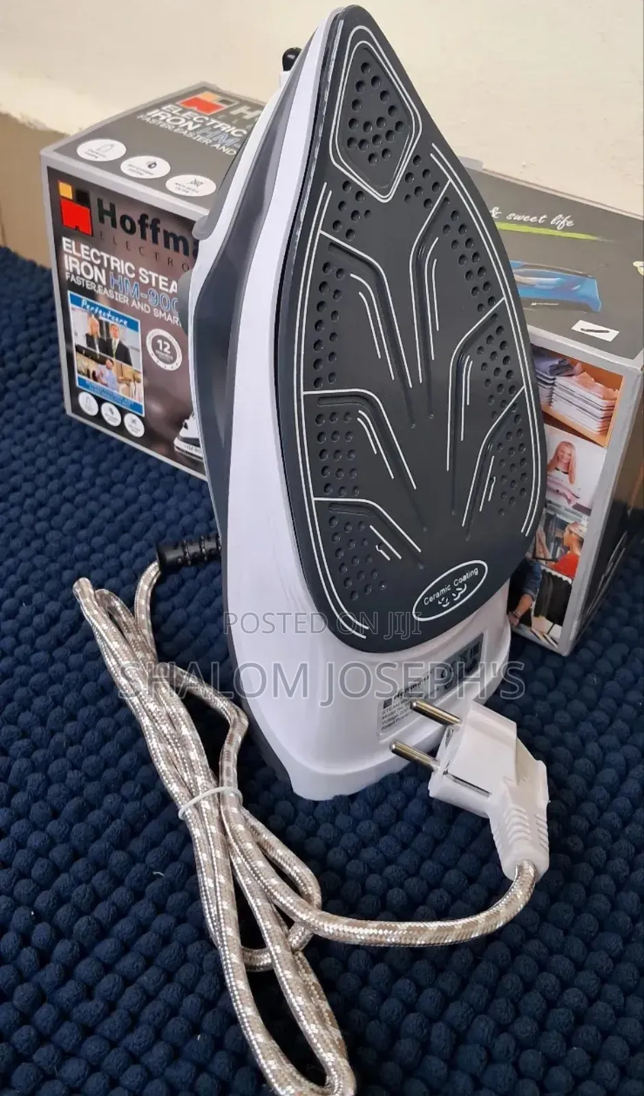 Hoffmans Electric Steam Iron - White