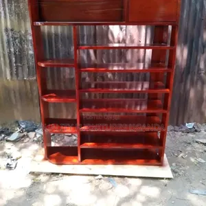 Morderised Brown Shoe Rack
