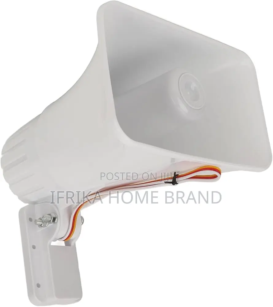 Wired Outdoor Security Alarm Siren Or Horn Speaker.