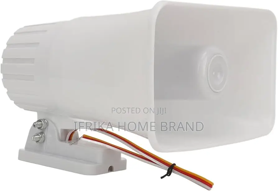 Wired Outdoor Security Alarm Siren Or Horn Speaker.