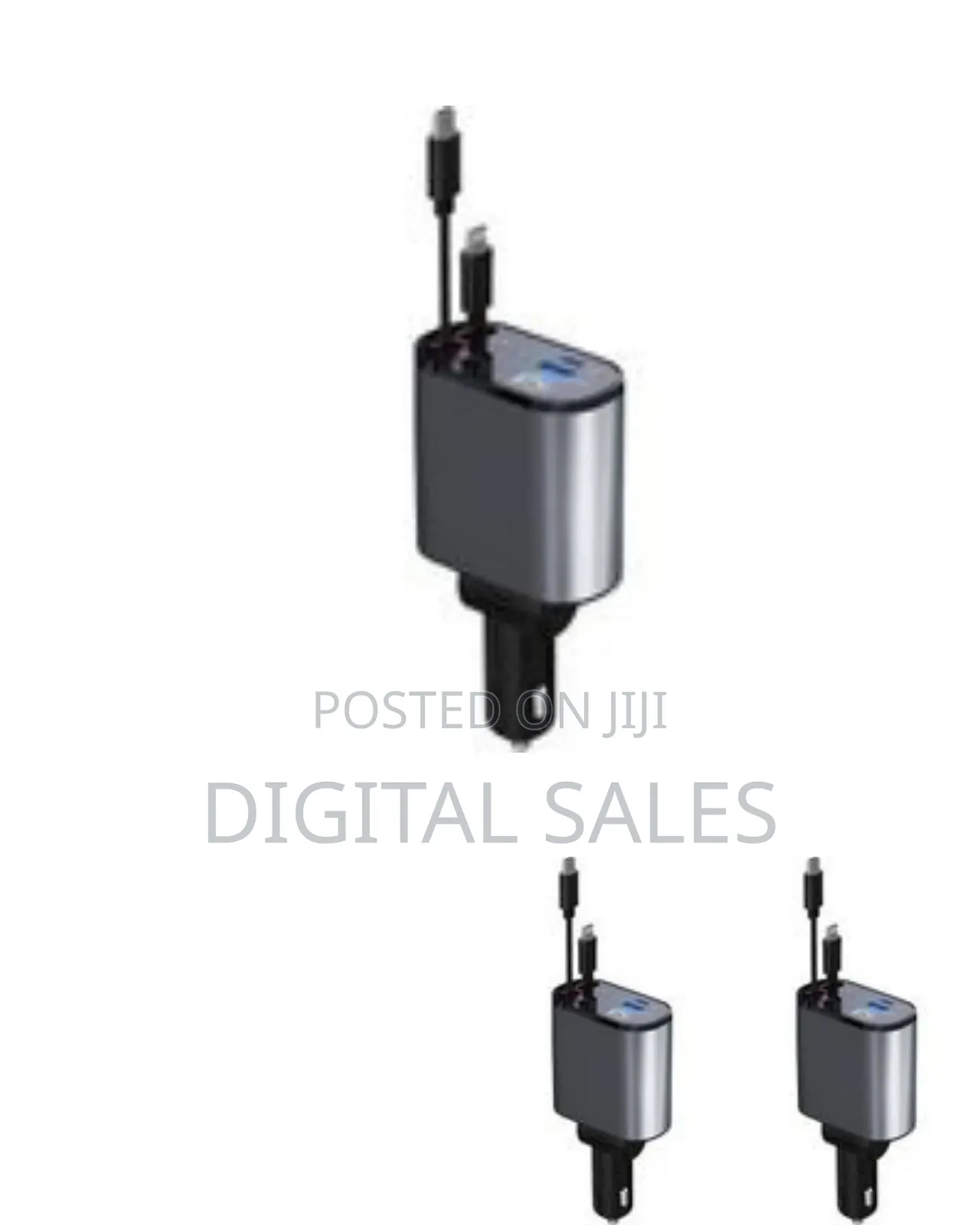 Retractable Car Charger, 100 4in 1