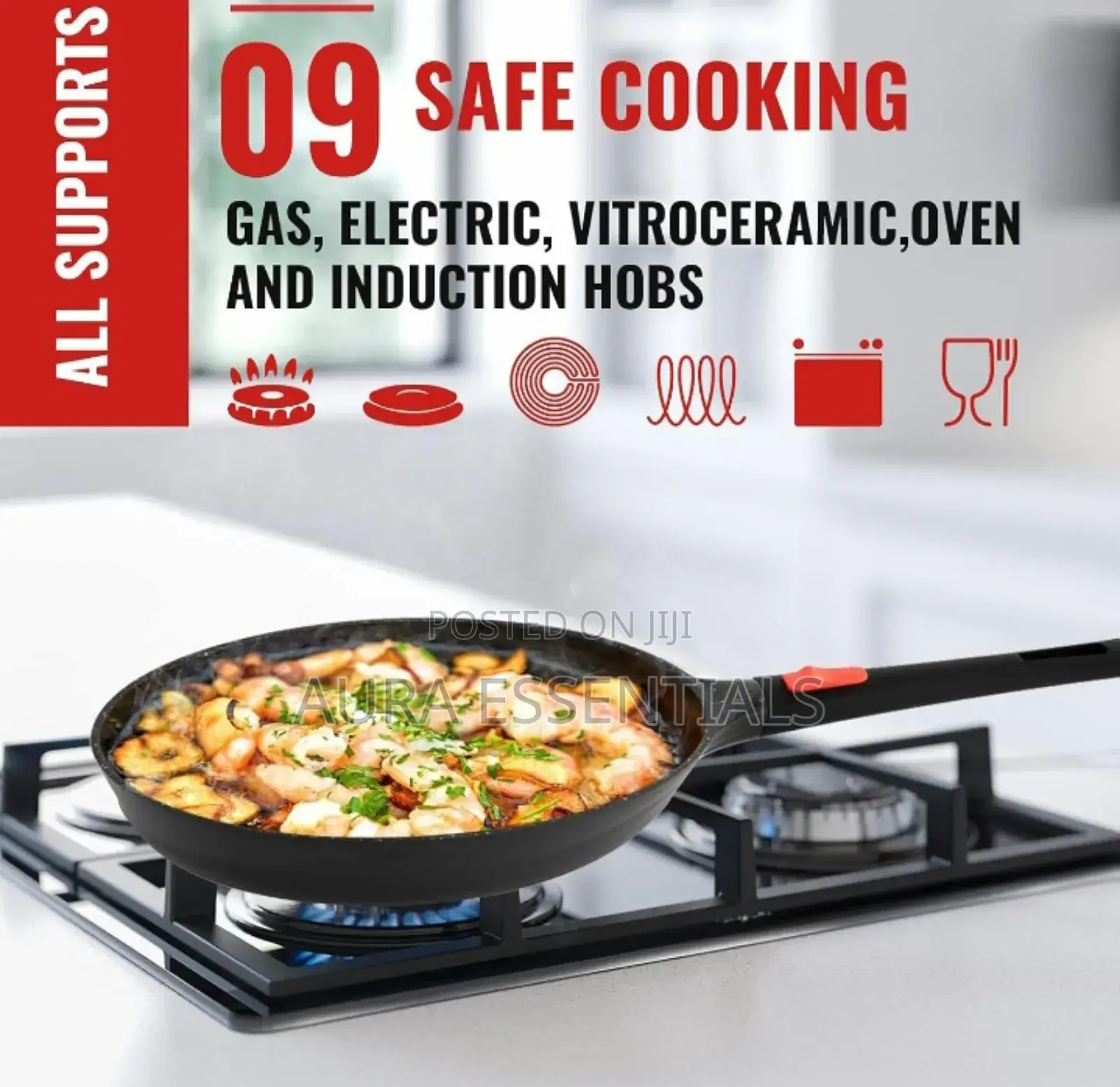 Kamberg 28cm Cast Aluminum Crepe Pan