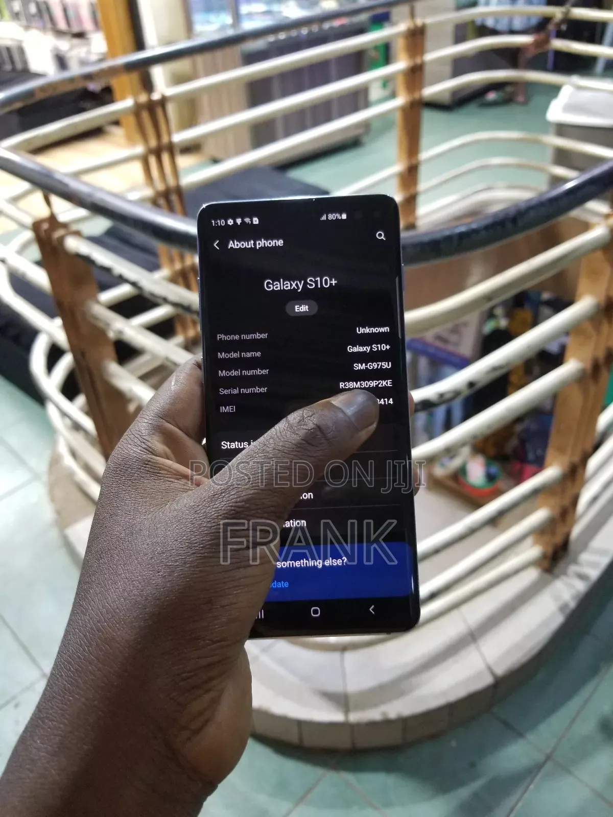 New Samsung Galaxy S10 Plus 128 GB Blue