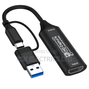 Type C Usb 3.0 HDTV Audio Video Capture Card