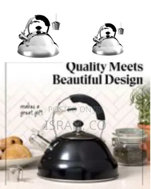 Premium Stainless Steel Whistling Stovetop Kettle With Tea Infuser,