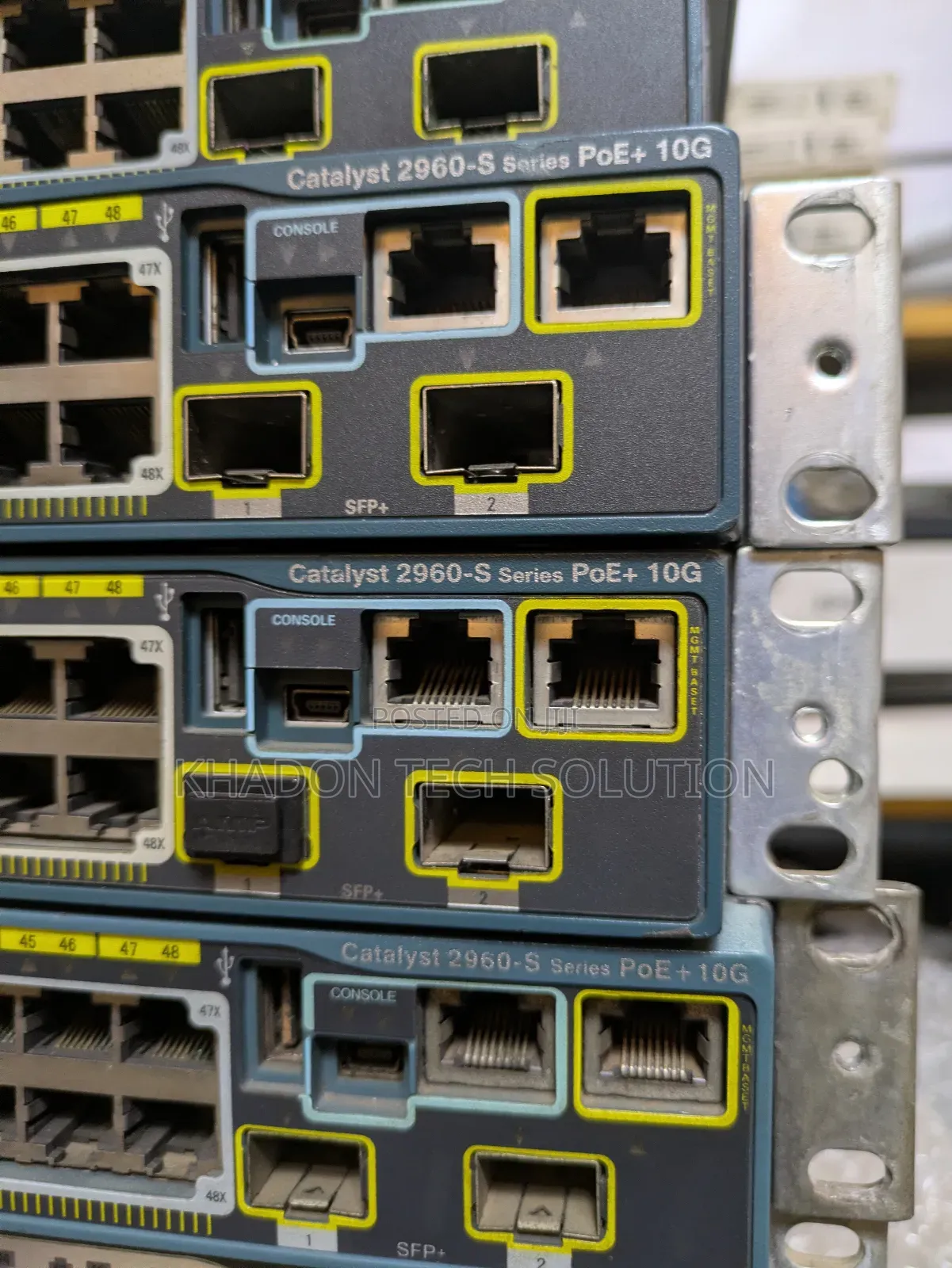 Cisco Catalyst 2960-S Series 48-Port Switches Poe+ 10g Sfp+ Uplinks