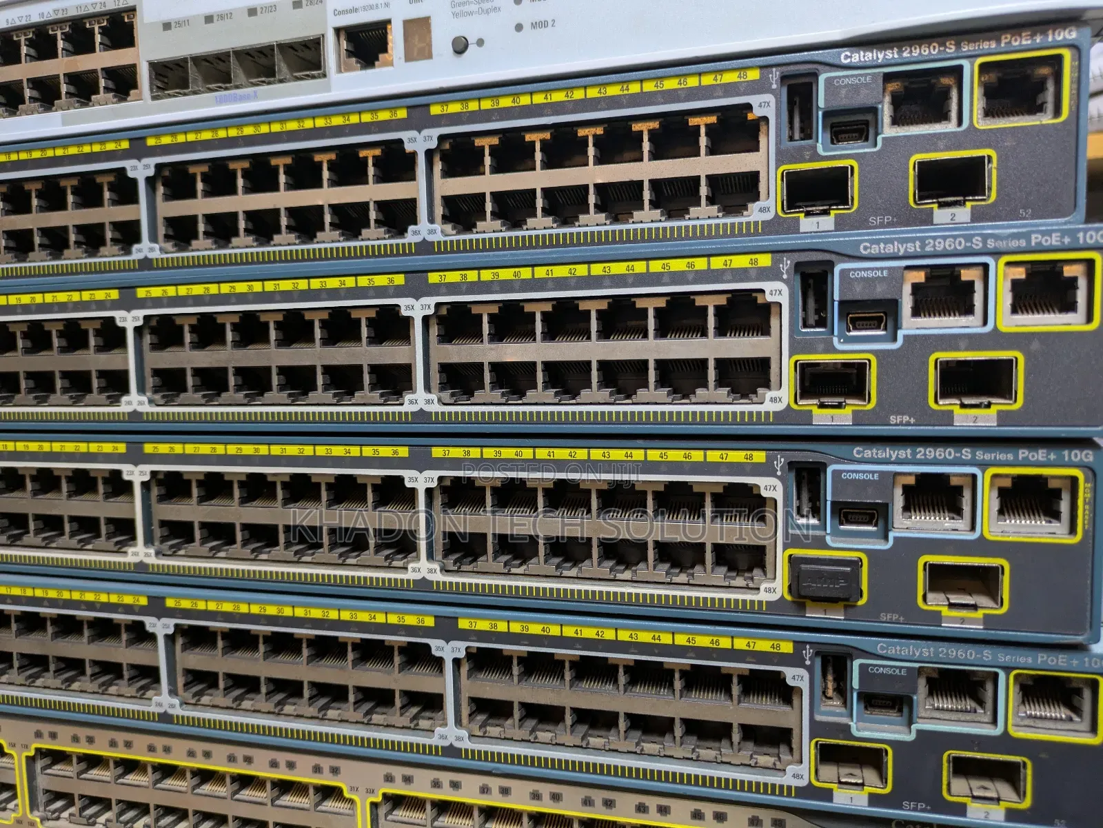 Cisco Catalyst 2960-S Series 48-Port Switches Poe+ 10g Sfp+ Uplinks