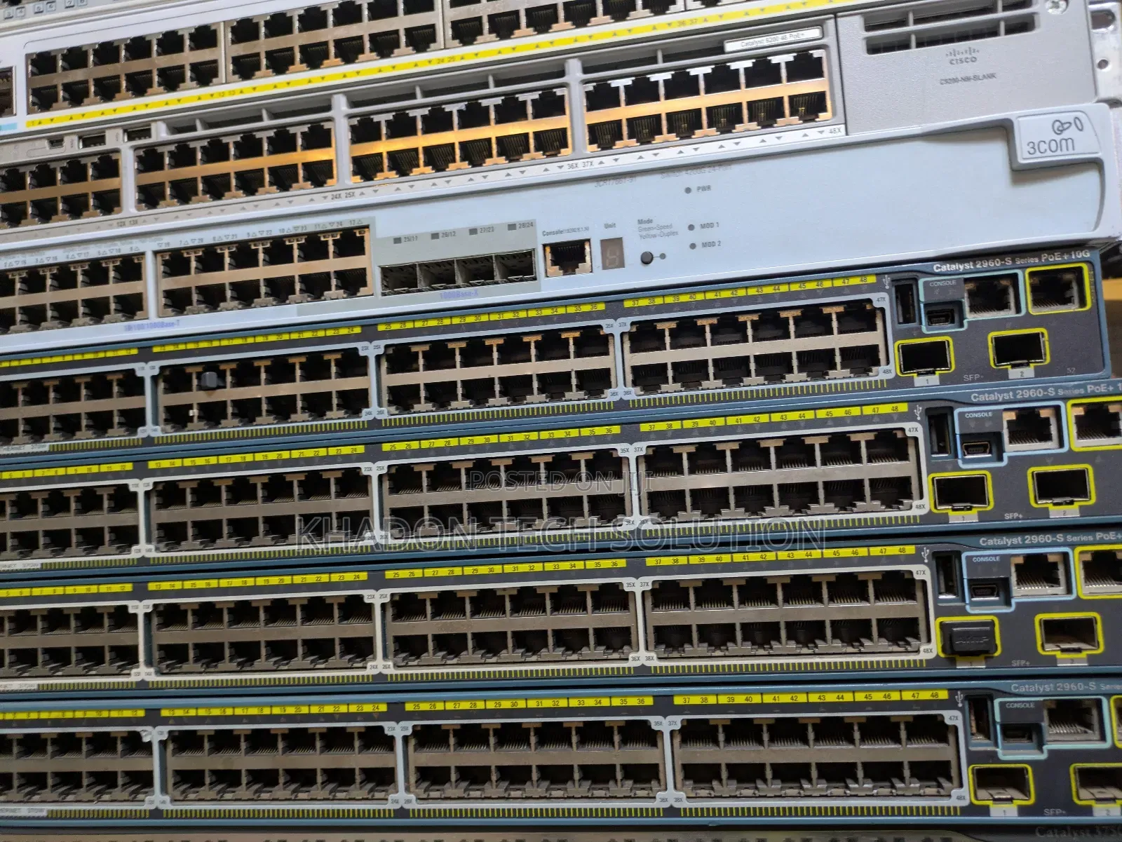 Cisco Catalyst 2960-S Series 48-Port Switches Poe+ 10g Sfp+ Uplinks