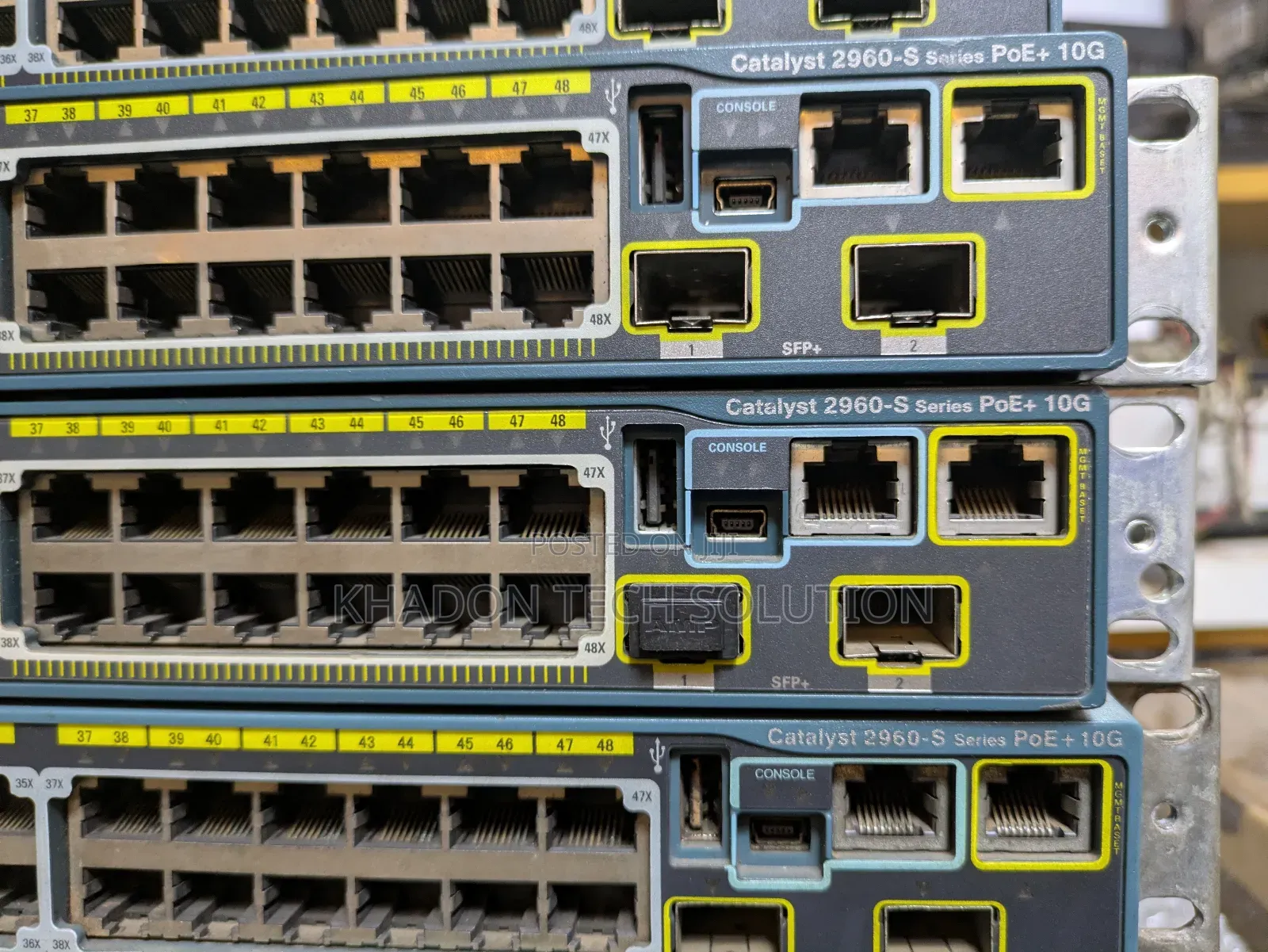 Cisco Catalyst 2960-S Series 48-Port Switches Poe+ 10g Sfp+ Uplinks