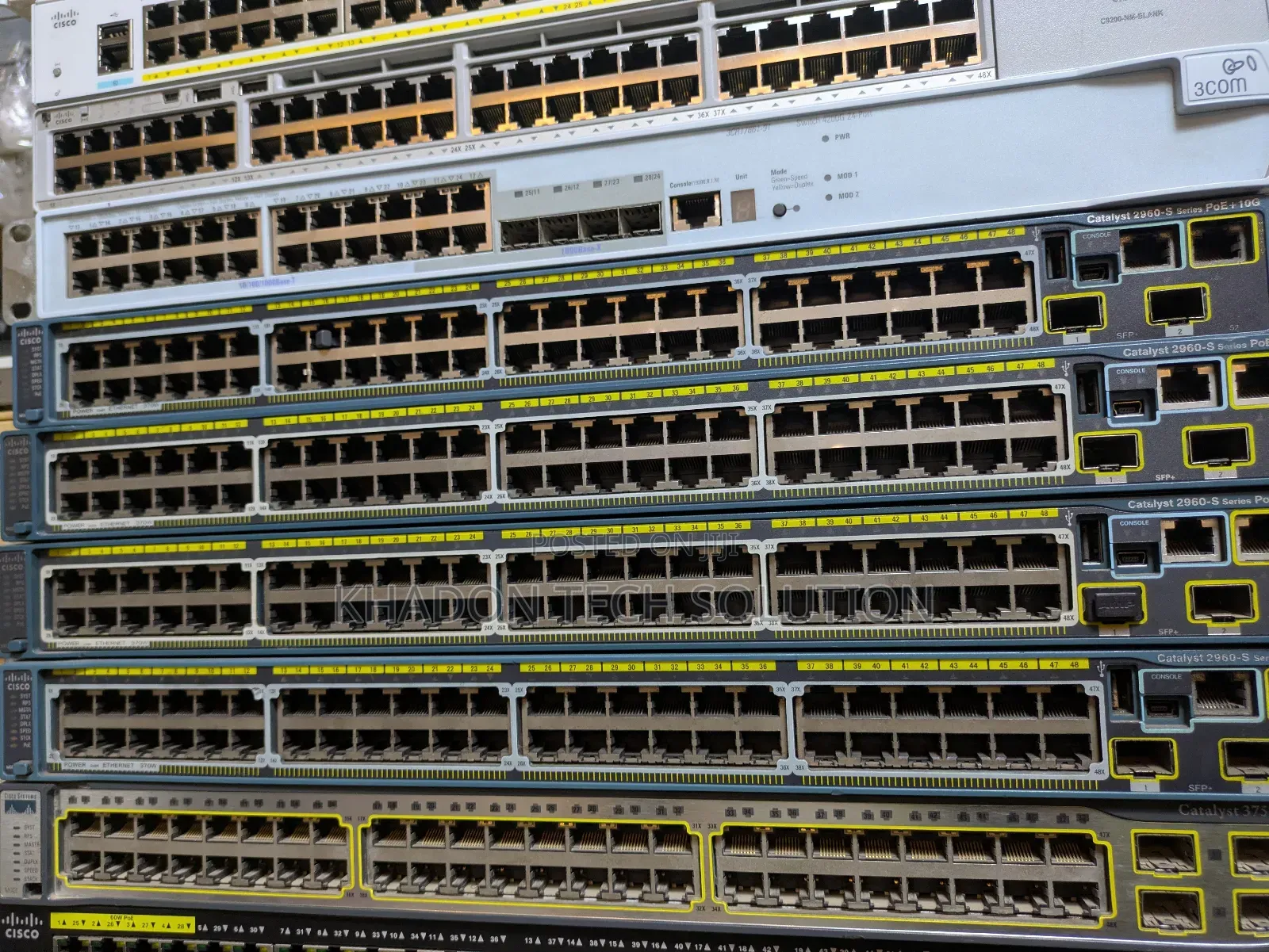 Cisco Catalyst 2960-S Series 48-Port Switches Poe+ 10g Sfp+ Uplinks