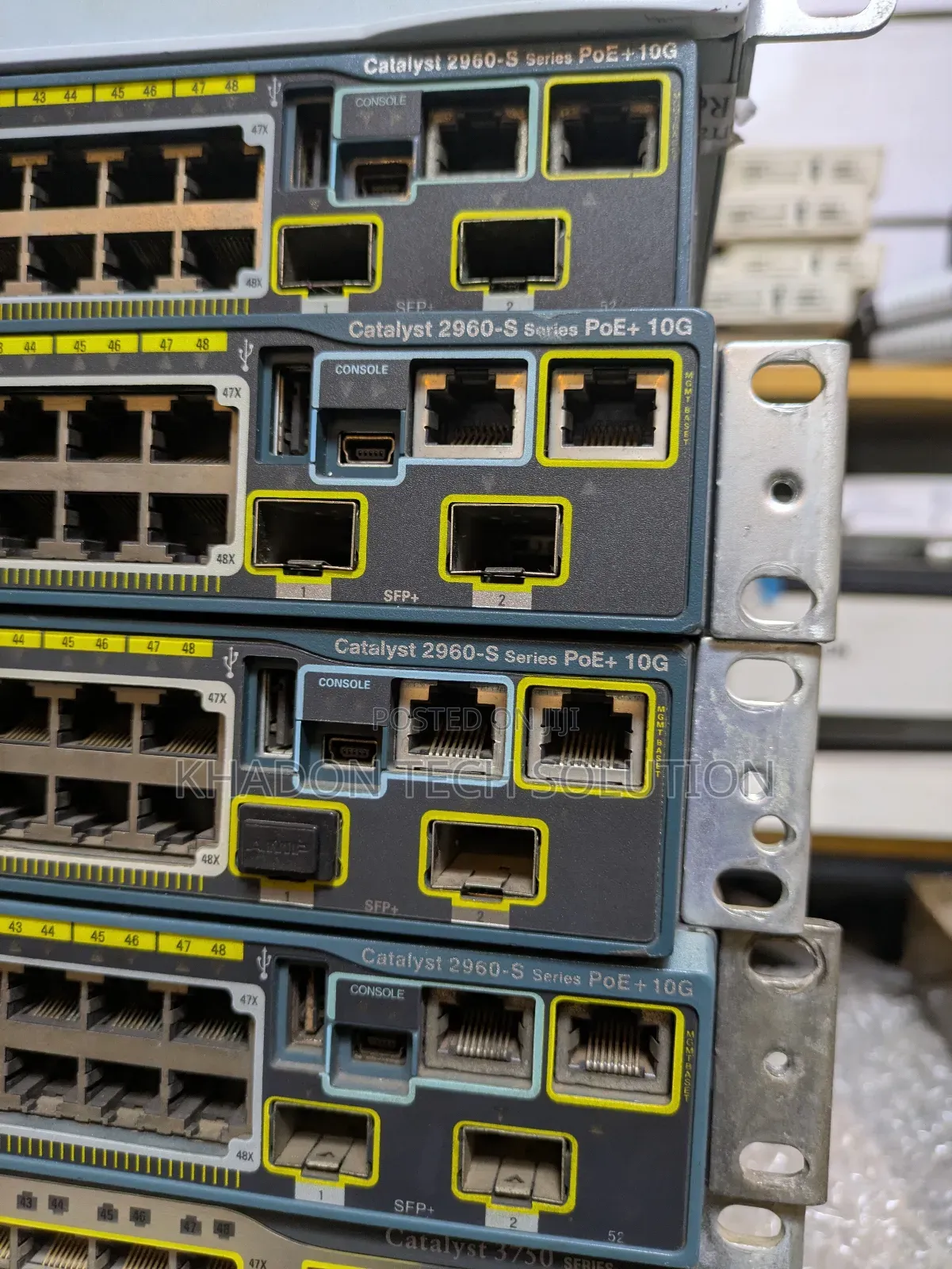 Cisco Catalyst 2960-S Series 48-Port Switches Poe+ 10g Sfp+ Uplinks