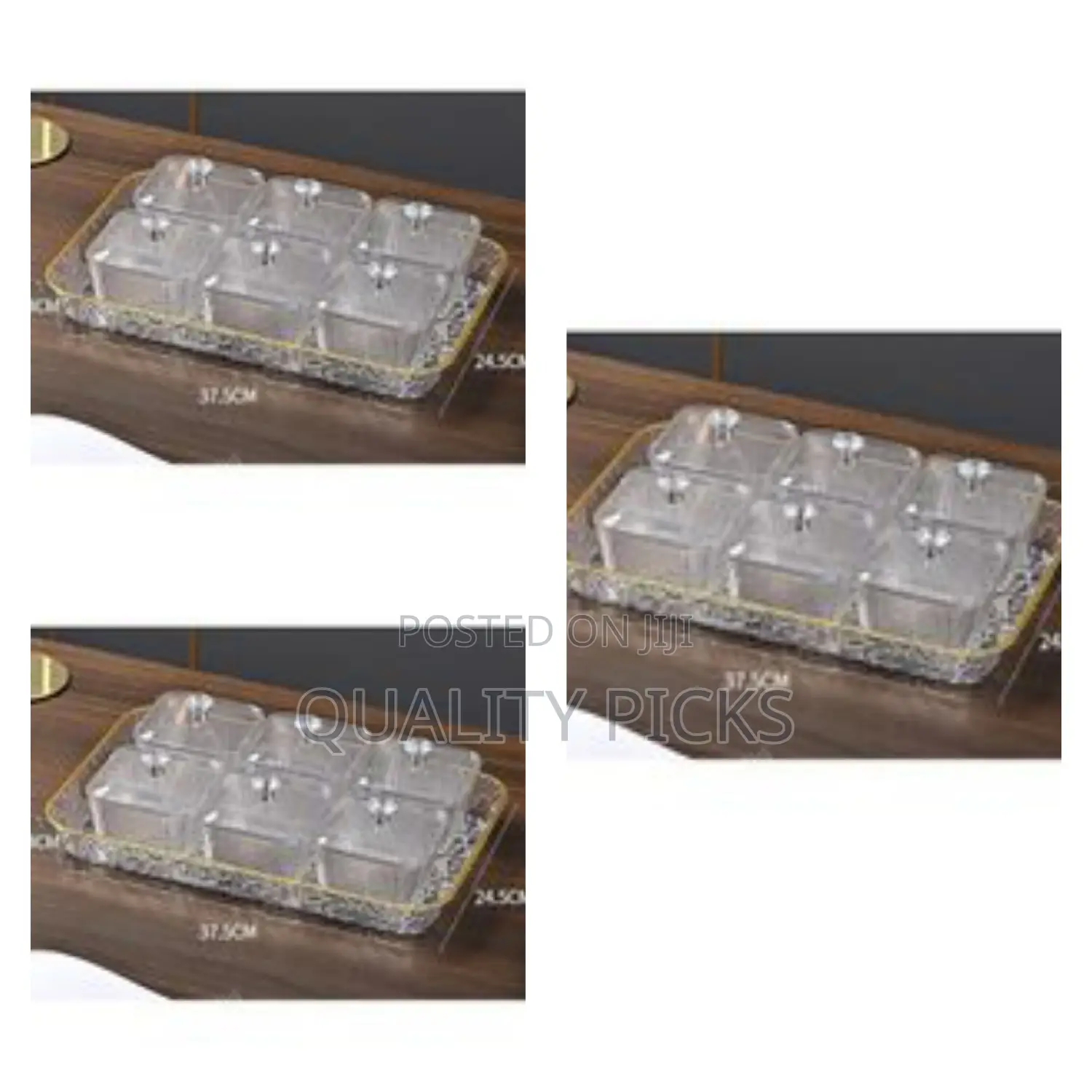 Serving Tray 6 Bowls With Lid Fruit Plate Serving Dishes