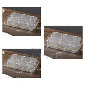 Serving Tray 6 Bowls With Lid Fruit Plate Serving Dishes