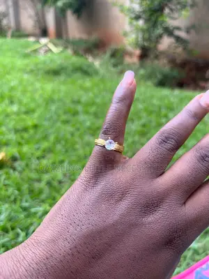 Denise Stainless Steel Engagement/Promise - Size 16 (Gold)