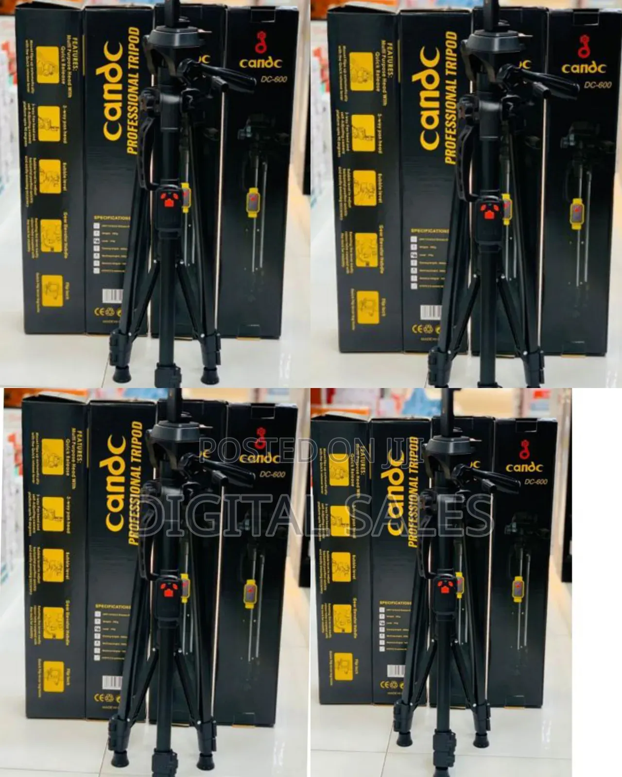 Candc Dc-600 Professional Tripod