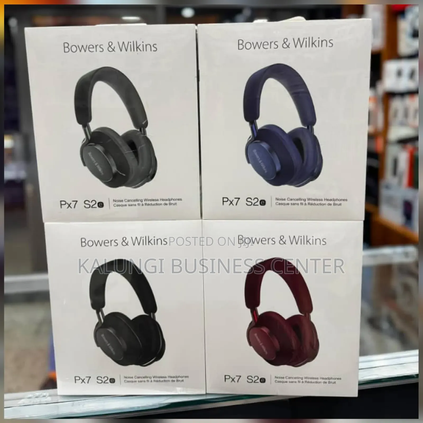 Bowers Wilkins Px7 S2e Noise Cancellation Wireless Headphones