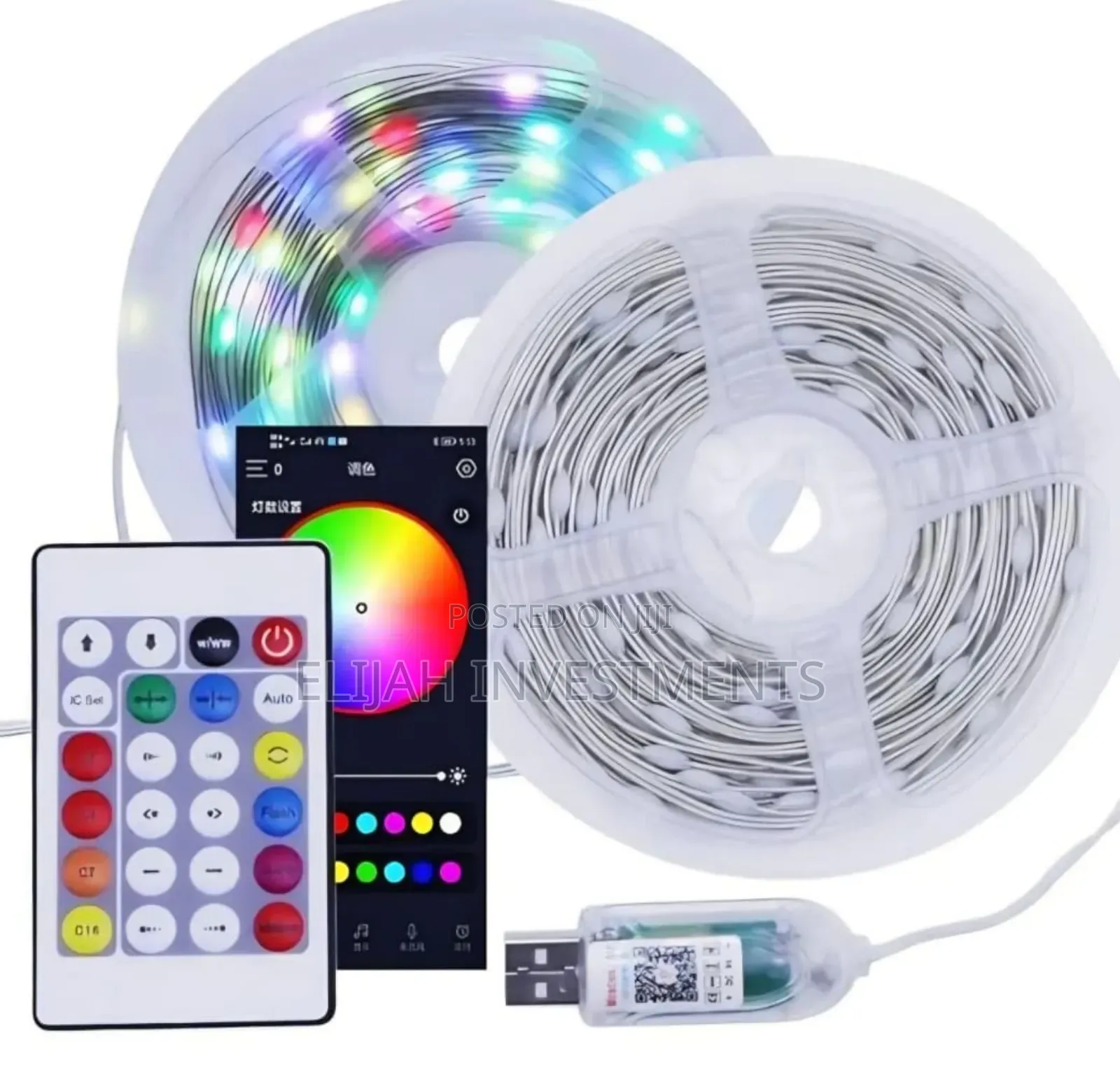 Multi Coloured Outdoor Rope Lights