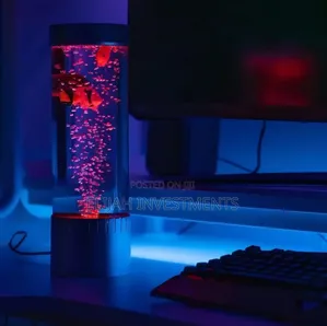 Bubble Tower Fish Lamp Bedside