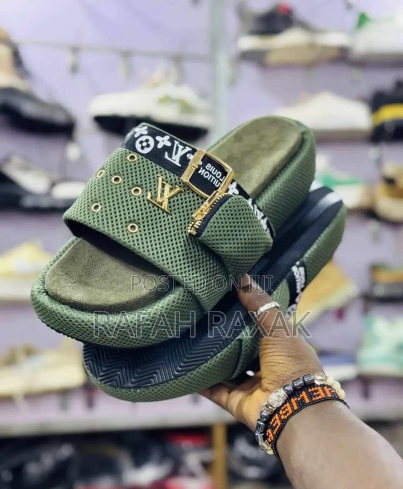 Men’S Classic Louis Vuitton Y-3 Push In Sandals