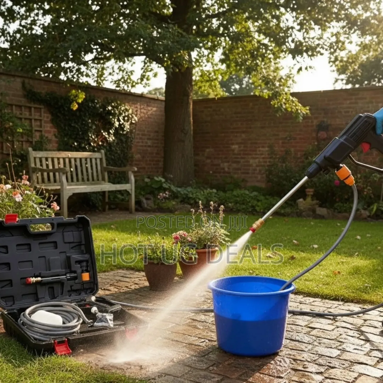 Wireless Car Wash Gun Cordless High Pressure Washer Gun With Battery