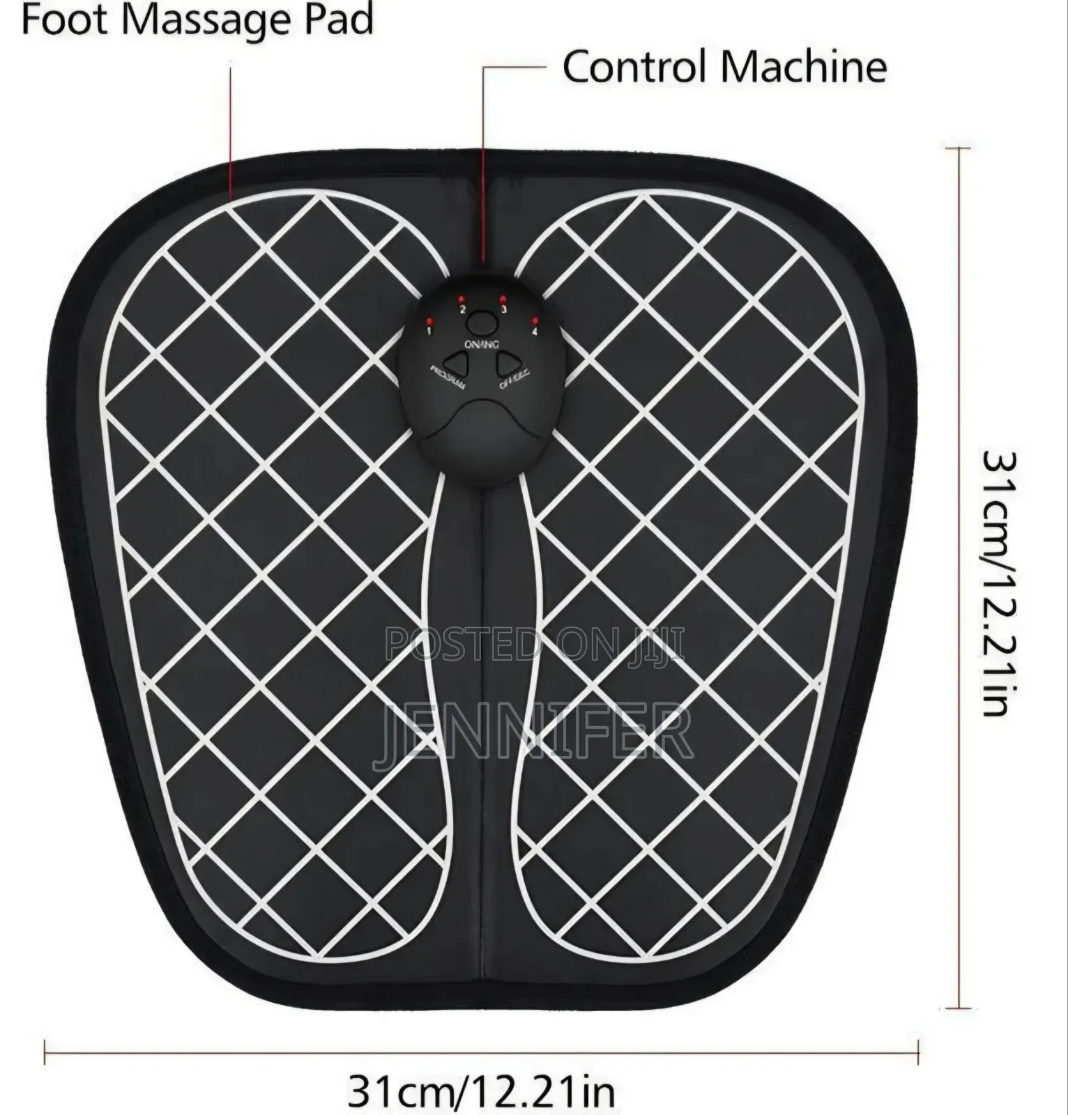 Ems Foot Massager, Portable Electric Foot Massage Mat