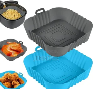 2 Pack of Squre Air Fryer Silicone Liners