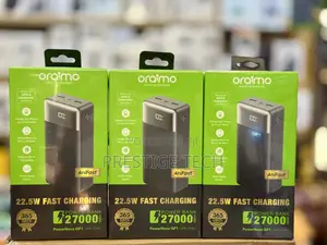 Oraimo 27000mah Power Bank | Power Nova 22.5w Charging | Smart Display
