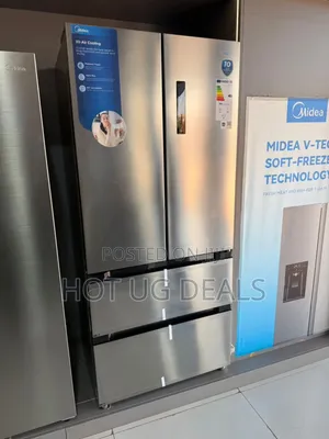 Midea Four-door French Door Smart Refrigerator.