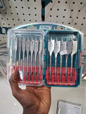 12 PCS Flat Wood Drill Bits Set.