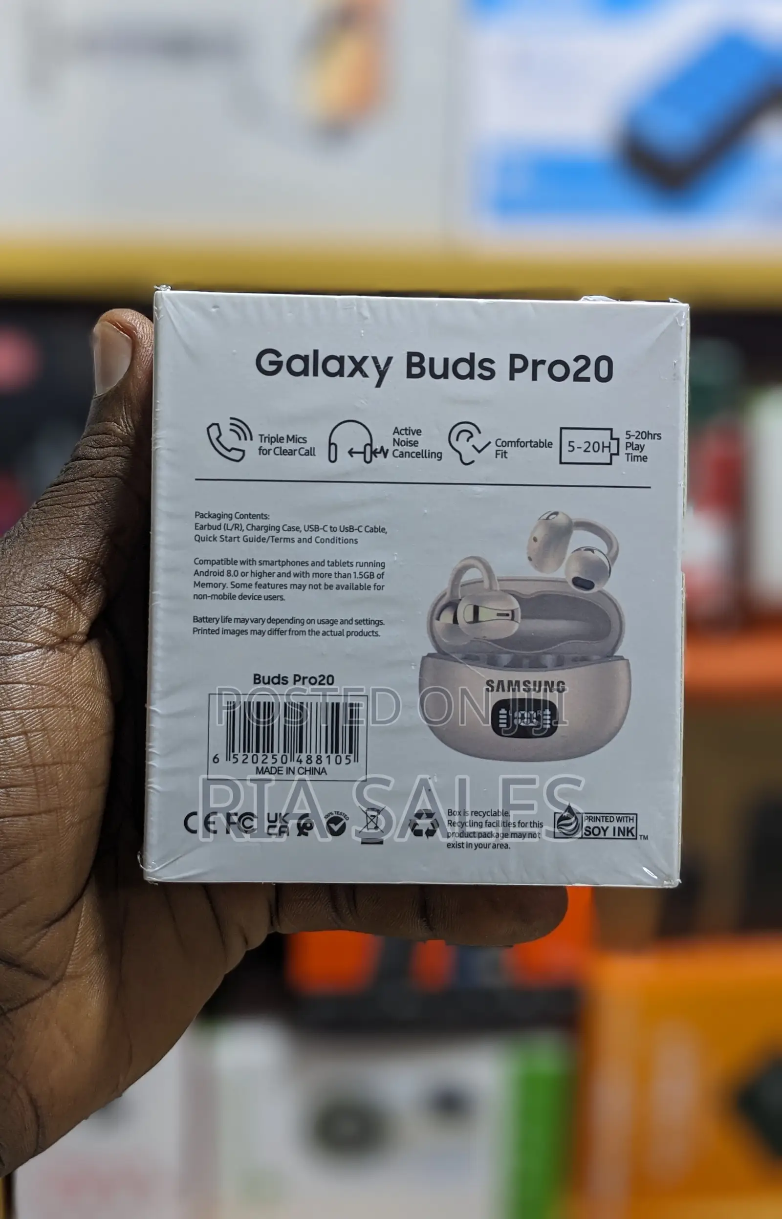 Samsung Galaxy Buds Pro 20 Wireless Earbuds With Active Noise Cancell