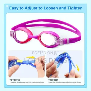 Children's Anti-fog Swimming Goggles Ages 3-12 Waterproof Clear Vision