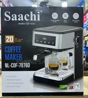 Saarch Electric Coffee Maker Machine With Digital Touch 20 Bars