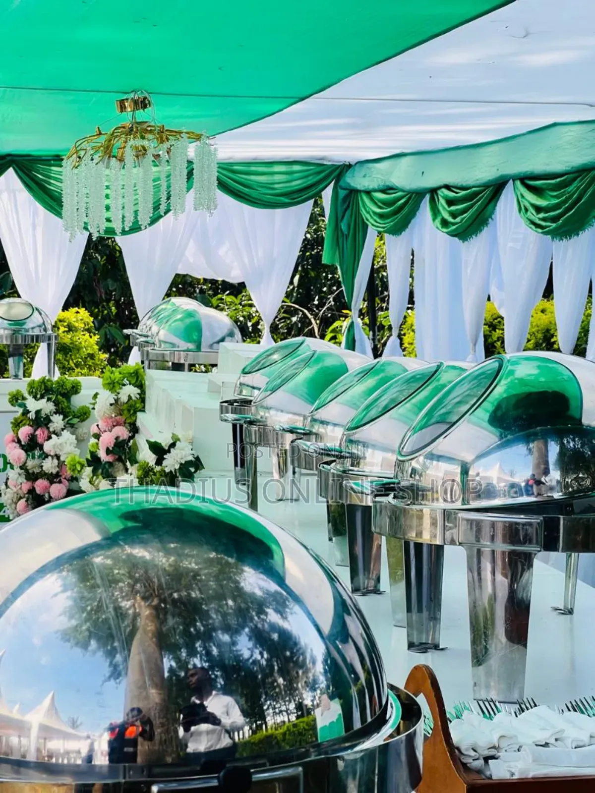 Delicious Food With Beautiful Food Station