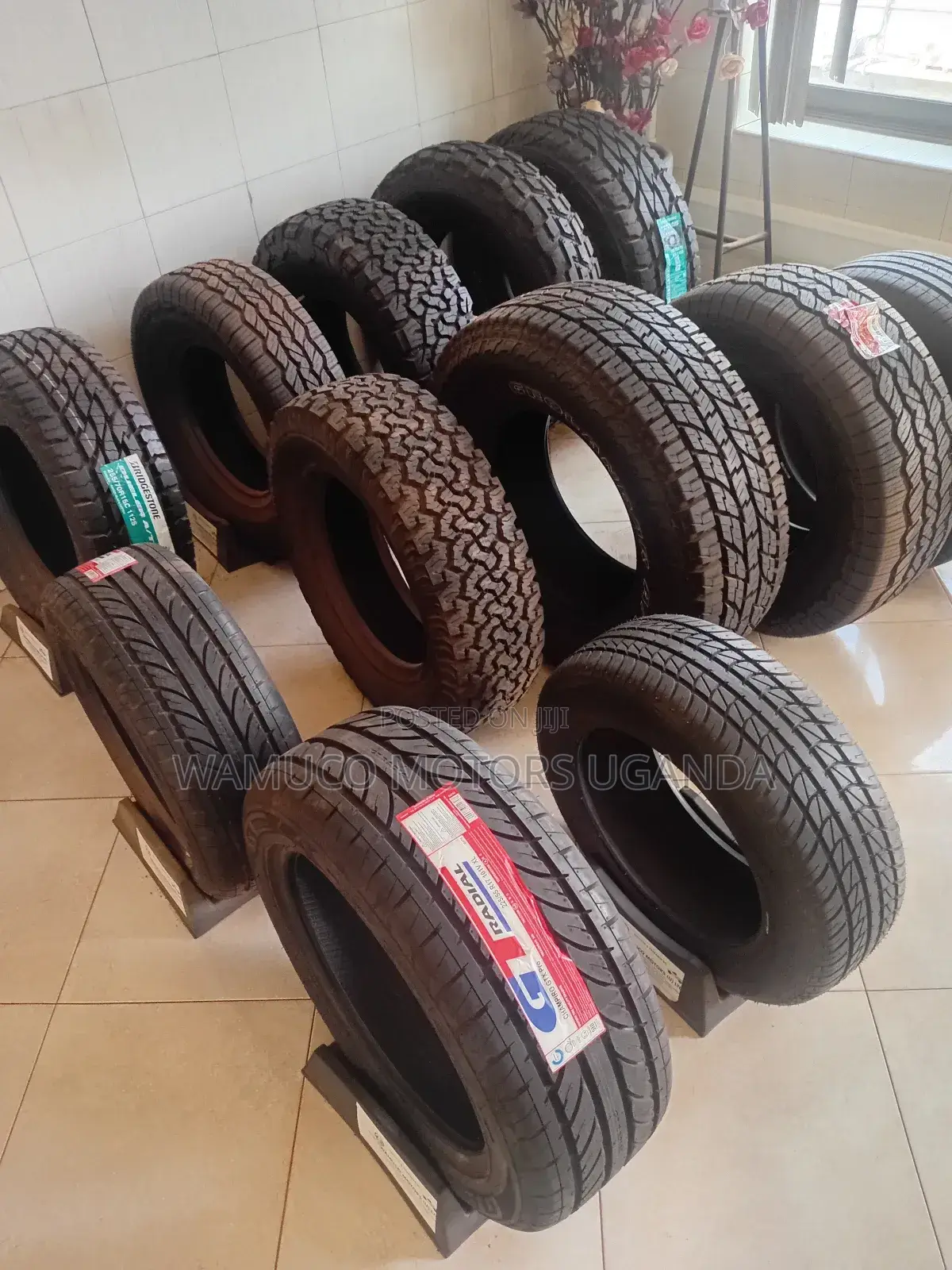 Cars Tyres, Bridgestone, Maxiss, Dunlop, Yokohama