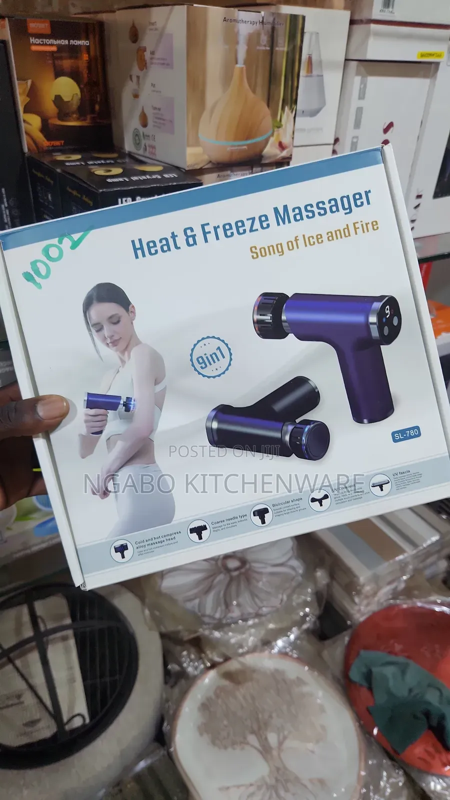 Massager or Heat and Freeze Massage Gun