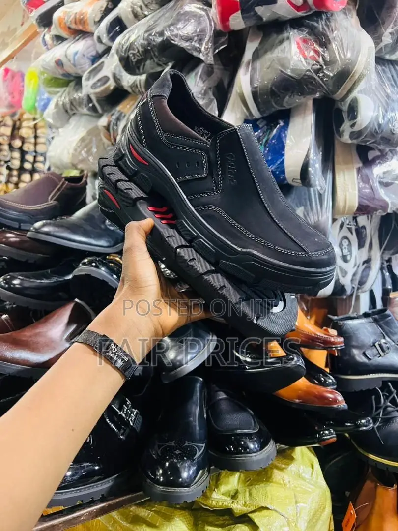 Gentle Casual Polishable Shoes Black Brown