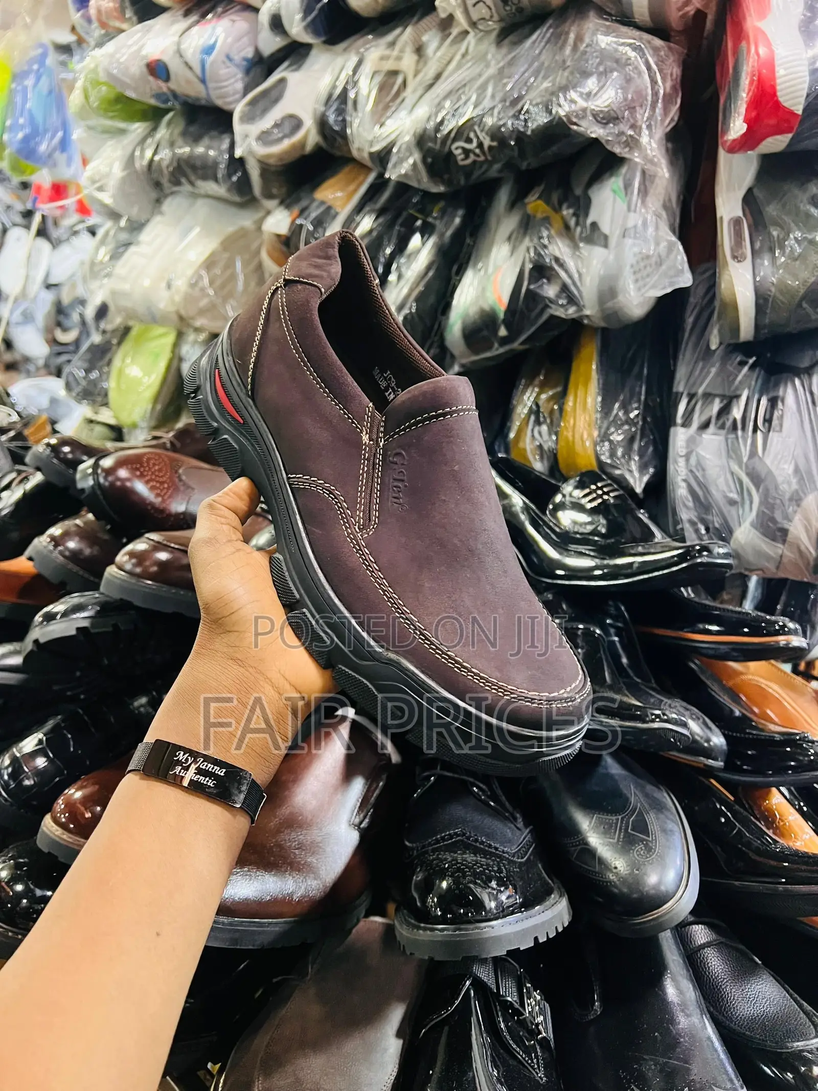Gentle Casual Polishable Shoes Black Brown