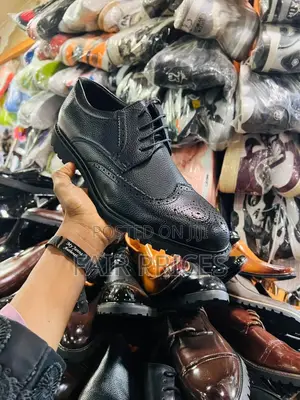 Oxfords Black Laced Up Shoes
