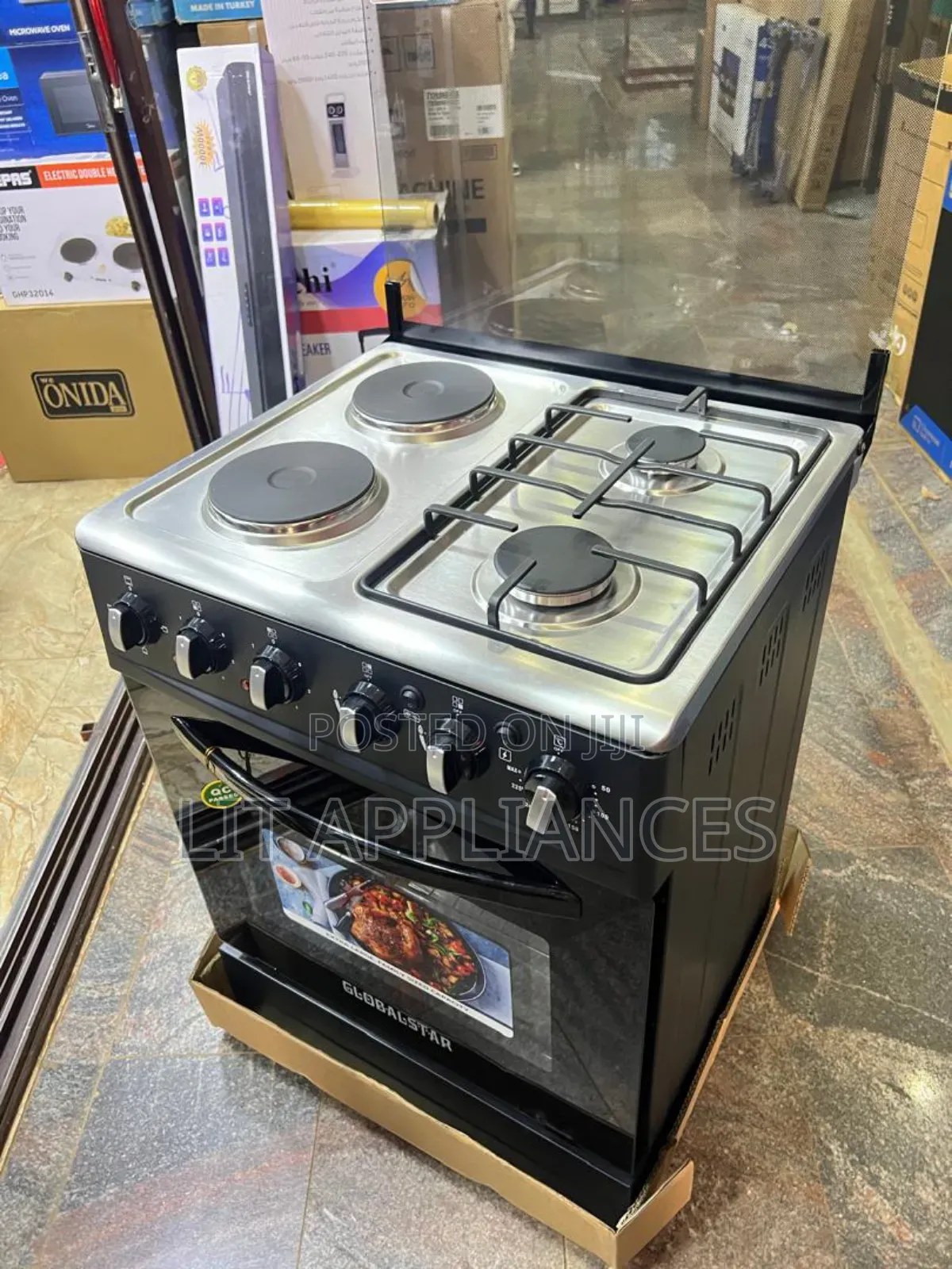 Globalstar Cooker 50*60,2+2, Temperature, Auto Ignition, Rotisserie.