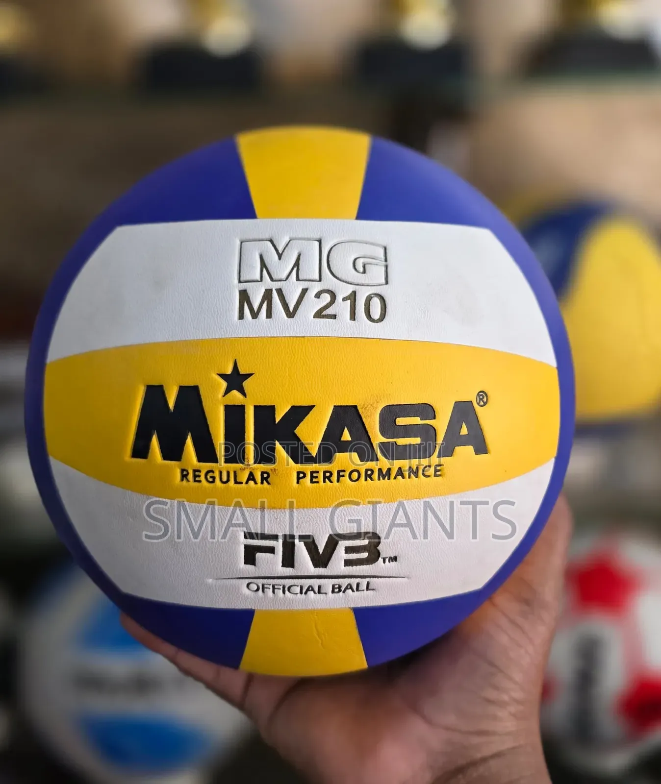 Mikasa Mv210 Premium Synthetic Volleyball.