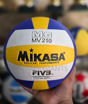 Mikasa Mv210 Premium Synthetic Volleyball.