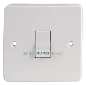 10a Single Pole, 1 Gang, 2 Way Retractive Switch Press to Exit