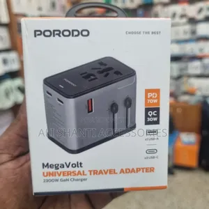 Porodo Mega Volt Universal Travel Adapter 200w